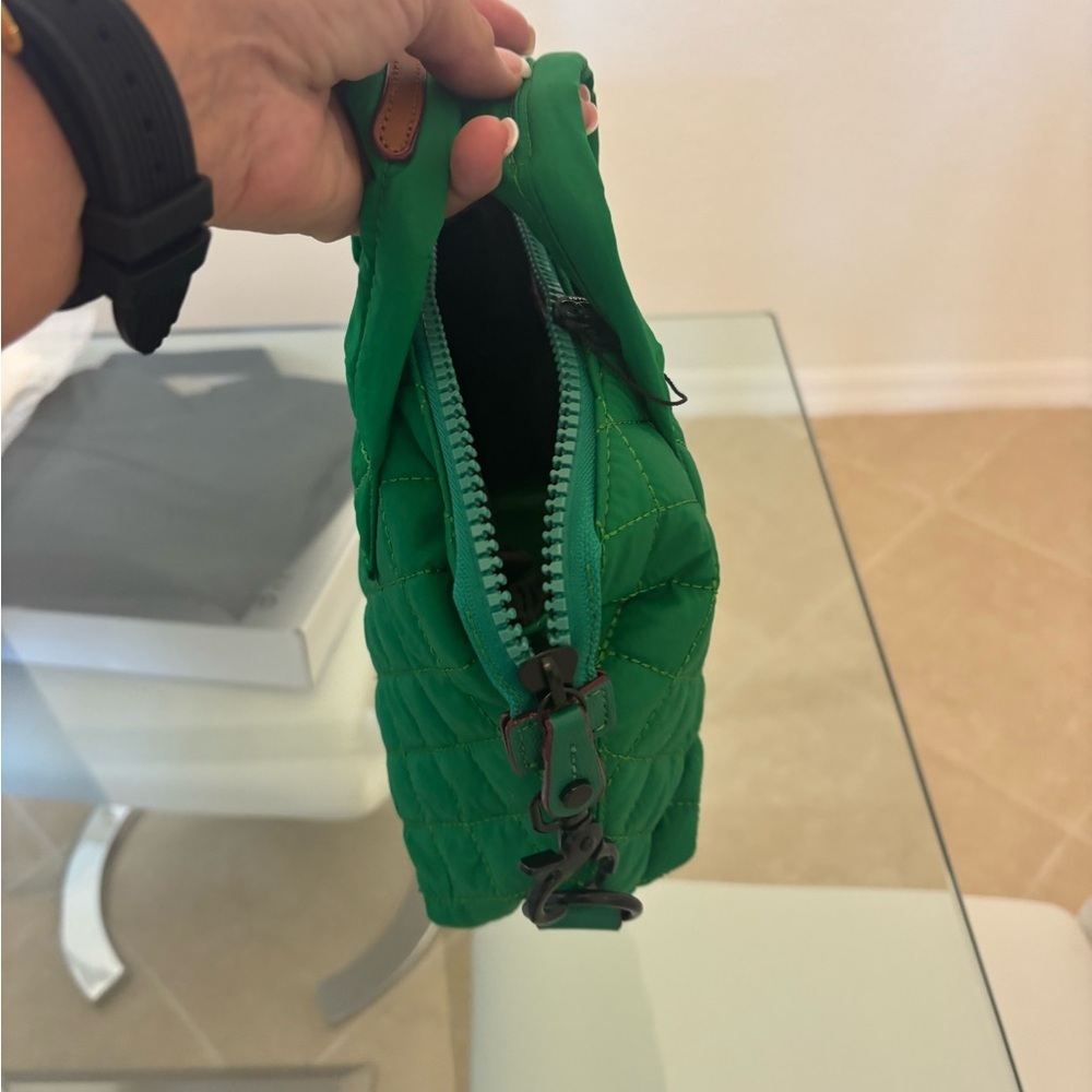 Green Quilted Women's Bag - Picture 5 of 7